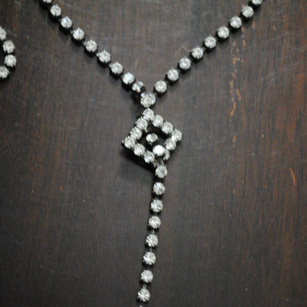 Vintage Rhinestone Belt or Lariat Necklace - Picture 2 of 8